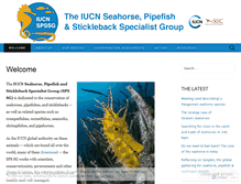Tablet Screenshot of iucn-seahorse.org